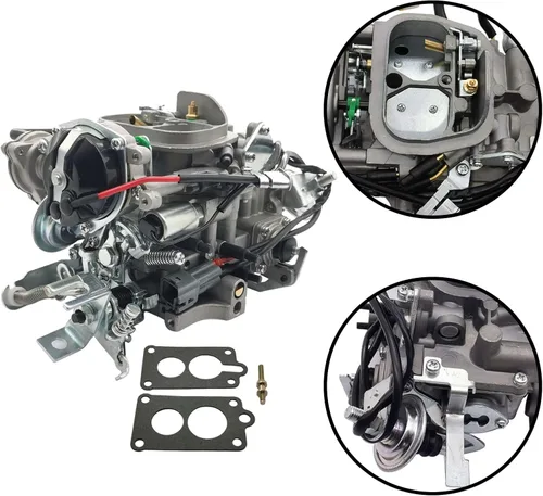 Vista 5 de 21100-35463 21100-35570 - Repuesto de carburador para motor 22R TOY-507 compatible con camioneta Celica Hilux 1981-1990 con enchufe cuadrado, choque