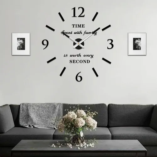 Vista 7 de VANGOLD Reloj de pared para decoración de sala de estar