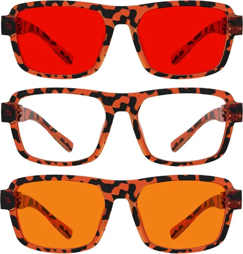Vista 175 de Eyekepper Gafas de luz azul para hombre y mujer, paquete de 6 lentes Pilot Paquete de 6 color mezclado