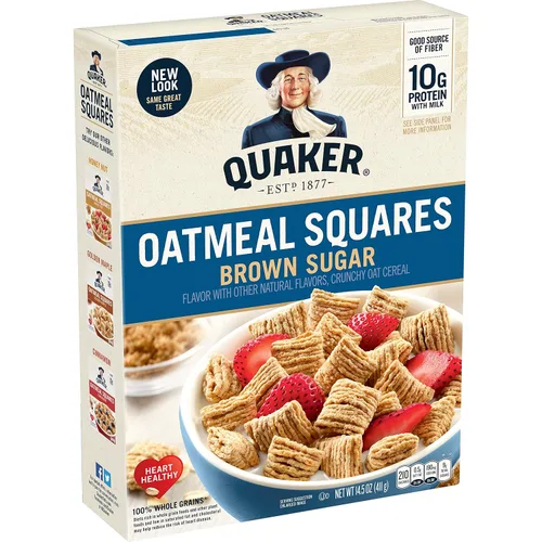 Vista 32 de Quaker Avena instantánea, proteína de azúcar morena de arce, 0.35 onzas de proteína, 12.6 onzas, paquete de 6