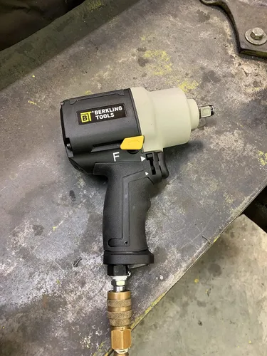 Vista 5 de 2463T Llave de impacto neumática de 1/2 pulgada de alta resistencia, alimentada por aire, martillo doble, mango compuesto