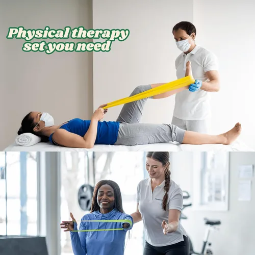 Vista 6 de Juego de 5 bandas de resistencia para mujeres y hombres, bandas de goma natural resistentes de 12 pulgadas para piernas, glúteos, entrenamiento