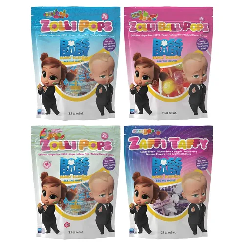 Vista 9 de Zollipops Clean Teeth Pops - Caramelos sin azúcar con xilitol, sin colorantes, caramelos libres de ceto y aptos para diabéticos, golosinas aprobadas