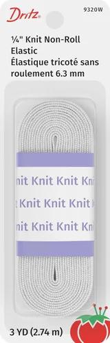 Vista 5 de Dritz 9422W - Elástico tejido no enrollable, color blanco, 3/4 de pulgada por 25 yardas