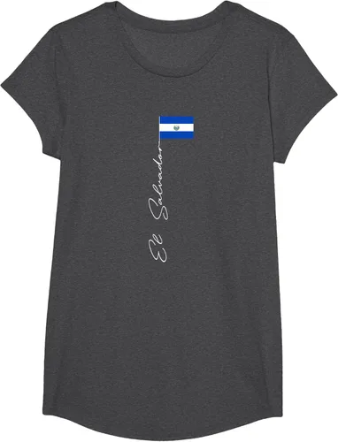 Vista 36 de Camiseta patriótica con bandera de El Salvador, Negro
