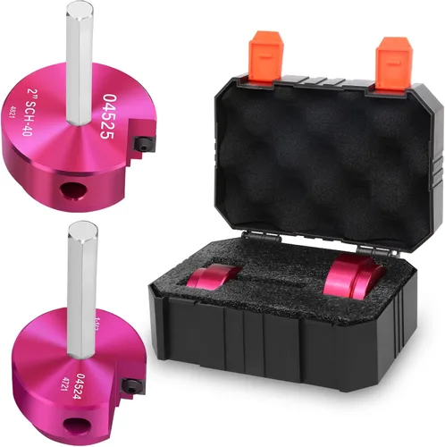 Vista 8 de Escariador de Tubería de PVC Cabezal de 1 Pulgada, Protector de Accesorios de PVC con Eje Hexagonal de 1/4 de Pulgada, Escariador de Accesorios