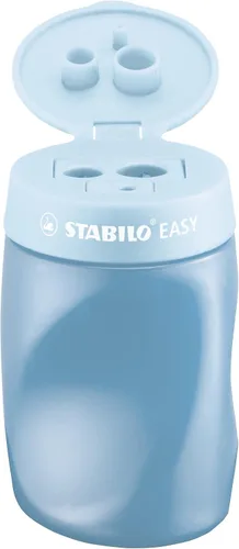 Vista 3 de Afilador ergonómico de contenedores - STABILO EASYsharpener - 3 en 1 - Diestro - Azul