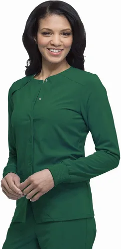 Vista 5 de Dickies Chaquetas quirúrgicas para mujer Chaqueta de calentamiento frontal con 2 bolsillos - DK305