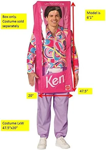 Vista 3 de La caja Ken para adultos Barbie, Rosado