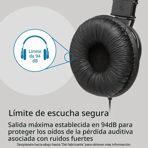 Vista 6 de Kensington Auriculares USB de alta fidelidad con micrófono (K97601WW), color negro