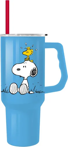 Vista 10 de Silver Buffalo Pokemon Cafe Art Mimikyu Stainless Steel Tumbler, 30oz