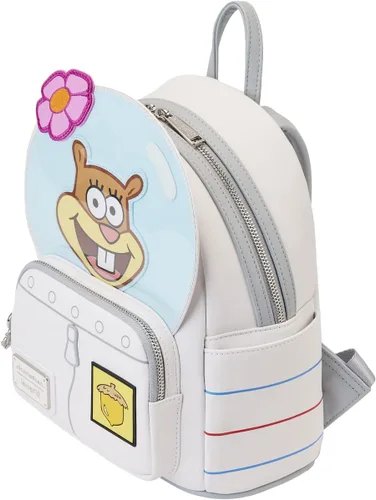 Vista 7 de Nickelodeon Spongebob Squarepants Sandy Cheeks - Mini mochila para cosplay, Blanco