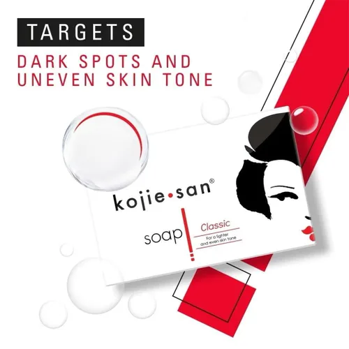 Vista 7 de Kojie San Jabón iluminador para la piel – Jabón original de ácido kójico que reduce las manchas oscuras, hiperpigmentación y cicatrices con aceite