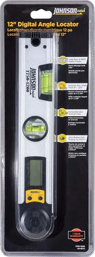 Vista 3 de Johnson Level & Tool 1750-1200 - Localizador digital de ángulo, 12 pulgadas, plateado, 1 localizador