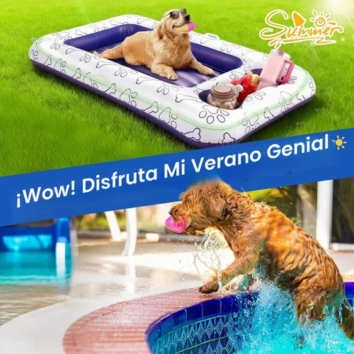 Vista 6 de Pawaboo Juguetes masticables refrescantes para perros, paquete de 2 juguetes congelables para dentición de mascotas para cachorros para enfriar