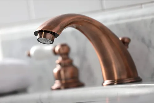 Vista 4 de Kingston Brass KB966PL Magellan grifo de baño generalizado, cobre antiguo