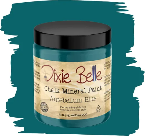 Vista 279 de Pintura para muebles con acabado de tiza Dixie Belle Paint Company - Amatista (4oz) - Pintura mineral de tiza chic púrpura profundo mate