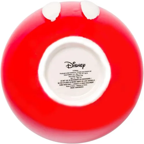 Vista 8 de Silver Buffalo Disney Mickey Mouse Icon - Tarro de galletas esculpido en 3D de cerámica pintado a mano (pequeño)
