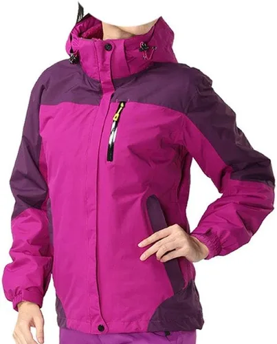Vista 3 de NA - Ropa de pesca de invierno para mujer, deportes al aire libre, snowboard, esquí, resistente al viento, chaqueta impermeable para mujer, abrigo