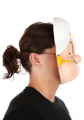 Vista 4 de Máscara de Disfraz de Popeye para Hombre Multicolor