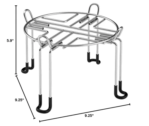 Vista 8 de Soporte de sistema de filtro de agua alimentado por gravedad, soporte de acero inoxidable desmontable compatible con el sistema de filtro de agua