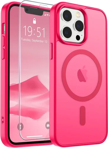 Vista 297 de SUPFINE Funda magnética para iPhone SE 2022 (3ª)/2020 (2ª), iPhone 8 (compatible con MagSafe) (protección contra caídas de grado militar), funda