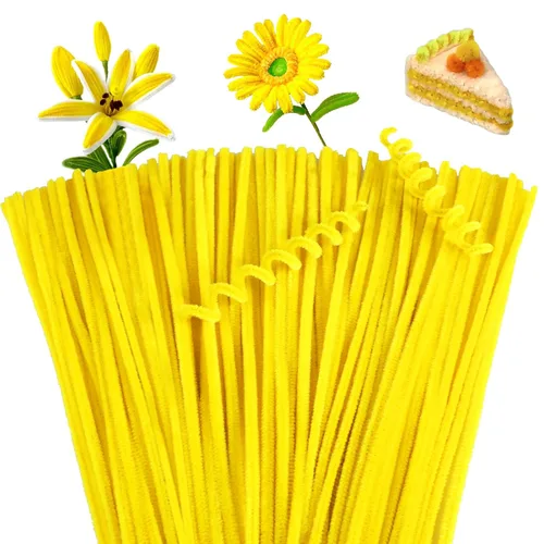Vista 17 de Giwrmu 200 piezas 20 colores Limpiapipas para Manualidades, Limpiapipas Tallo de Chenilla, Palitos Difusos Suministros para Manualidades