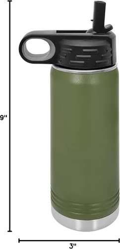 Vista 49 de LaserGram Botella de agua personalizada de 32 onzas, jugador de softbol Regalo grabado para jugadores de sóftbol, acero inoxidable aislado al vacío