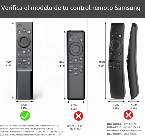 Vista 2 de Funda compatible con Samsung Smart TV Remote Control 2021/2022 Azul Cielo Brillante