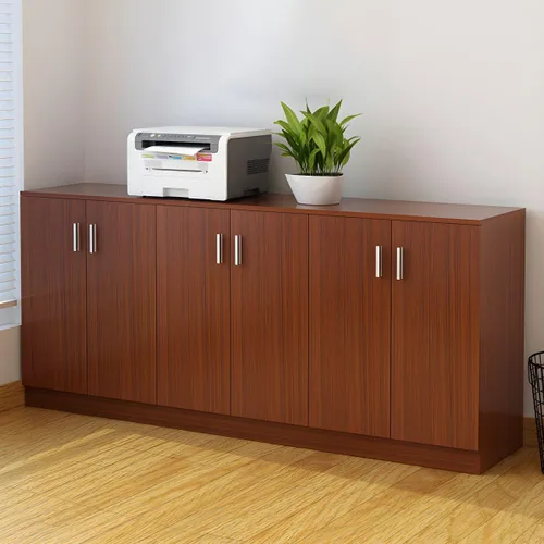 Vista 16 de Modernos estantes ajustables para servidor, armario de madera con puertas, armario de pared de cocina, almacenamiento, comedor, microondas, balcón