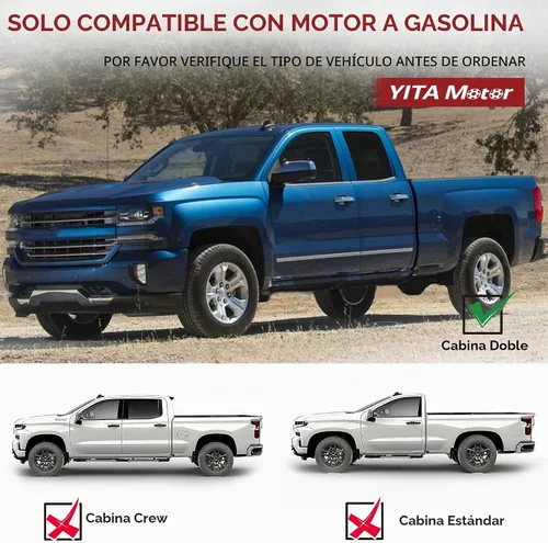 Vista 2 de YITAMOTOR Estribos compatibles con Silverado/Sierra 1500 2007-2018
