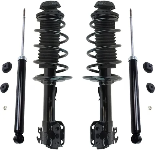 Vista 24 de Detroit Axle - Kit de 4 puntales para Ford Escape 2014-2019, 2 amortiguadores traseros ensamblaje 2 puntales delanteros y resortes helicoidales 2015