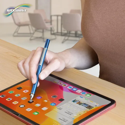 Vista 8 de BoxWave Lápiz óptico compatible con Chuwi HiPad X – FineTouch Capacitive Stylus, lápiz capacitivo superpreciso – Azul lunar