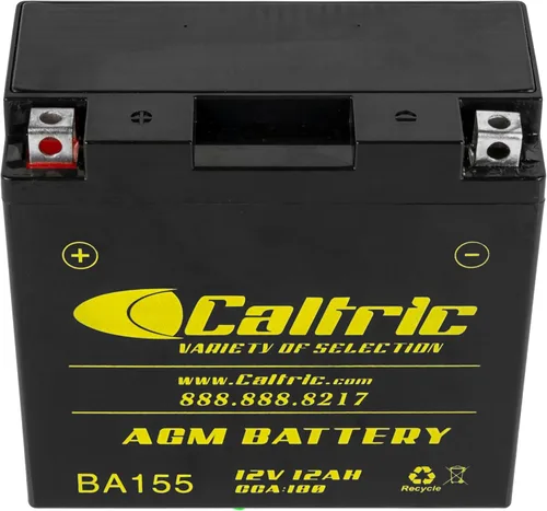 Vista 4 de Caltric Agm - Batería compatible con Yamaha Xvs1100A V-Star 1100 Classic 2000-2009