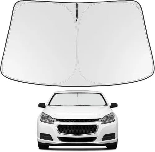 Vista 257 de Proadsy Parasol para parabrisas Rivian R1S 2022-2025 2026 de 4 capas plegable, protector de parasol frontal que bloquea los rayos UV, mantiene