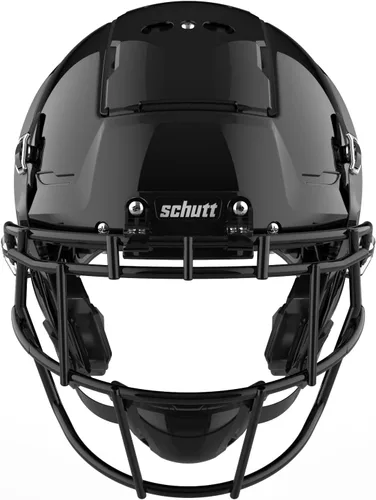 Vista 2 de Schutt F7 2.0 Casco de Fútbol Americano Universitario - Hombres, Niños (14+) - Blanco Brillante Moldeado, Negro - Mediano - Fútbol NCAA - Exterior