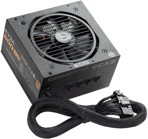 Vista 2 de Fuente de alimentación 700 B1 EVGA 80+ Bronce, 700 W 100-B1-0700-K1