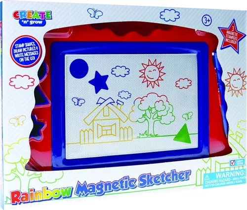 Vista 12 de Lollipop Baby Shark - Pizarra de dibujo magnética con lápiz capacitivo y 3 sellos, para niños o niñas (azul).