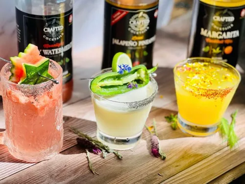 Vista 7 de Paquete de 2 – Mezcla de cóctel de piña jalapeña/lanai – piña, jalapeño y lima con agave orgánico. Hace grandes margaritas y mai tais. Solo 60