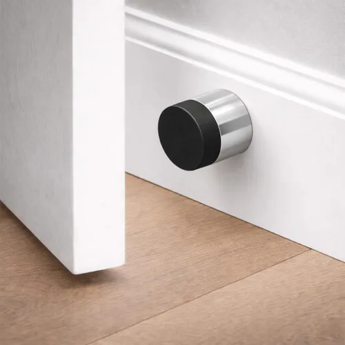 Vista 2 de INOX DSIX08-32 Soporte de pared Tope para puerta, DSIX08-32 Acero inoxidable pulido