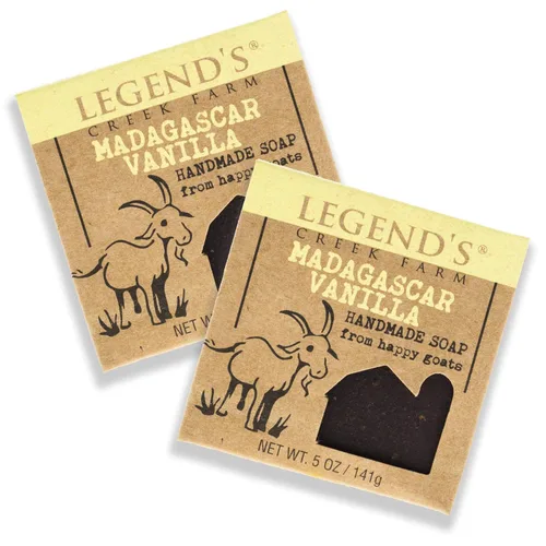 Vista 15 de Legend's Creek Farm Goat Milk Soap - Jabón hidratante limpiador para manos y cuerpo, jabón natural de 5 onzas para piel sensible, hecho a mano