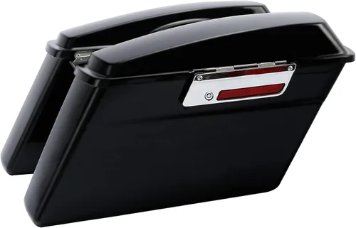 Vista 30 de SLMOTO Alforjas rígidas para Harley Electra Road King Glide 1994-2013 peltre Denim