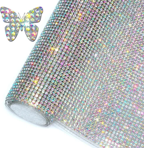Vista 8 de Adhesivo con diamantes de imitación para decoración de auto, calcomanías autoadhesivas para decoración de automóviles y manualidades con 19440