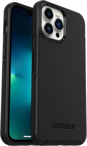 Vista 11 de OtterBox iPhone 13 Pro Max y iPhone 12 Pro Max (Solo) - Funda de la Serie Symmetry - Cama de Rosas - Ultra-Elegante - Carga Inalámbrica Compatible