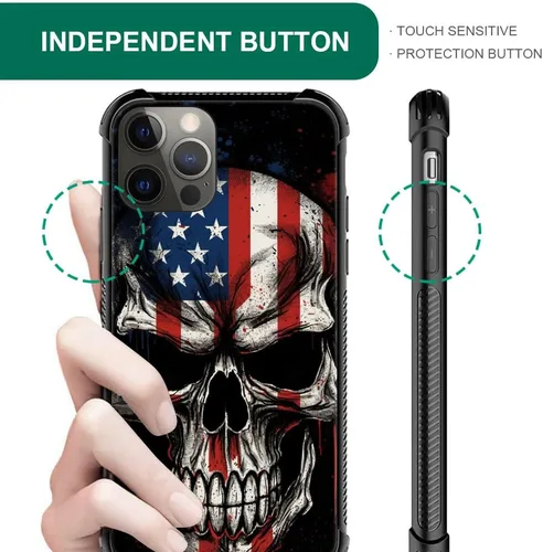 Vista 37 de Funda compatible con iPhone 8, a prueba de golpes, antiarañazos, bandera de ciervos de cola blanca de grano de madera estadounidense