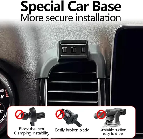 Vista 2 de Soporte para teléfono de coche para Mercedes Benz GLE 2016 2017 2018 2019, GLS 2017 2018 2019 Accesorios de automóvil Decoración interior Soporte