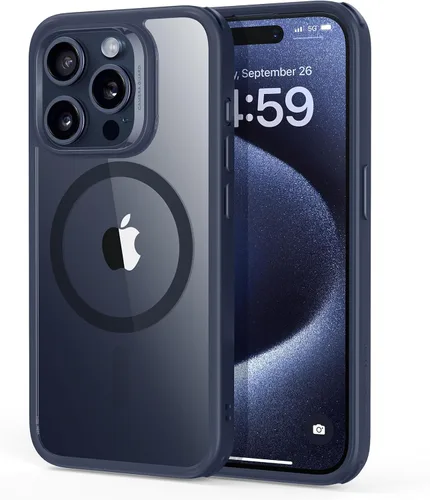 Vista 16 de ESR Funda para iPhone 14 Plus, compatible con MagSafe, protección de grado militar a prueba de golpes, resistente al amarillamiento, funda magnética