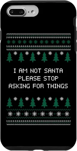 Vista 9 de iPhone 15 I Am Not Santa Stop Asking Things Christmas Parents Xmas Case