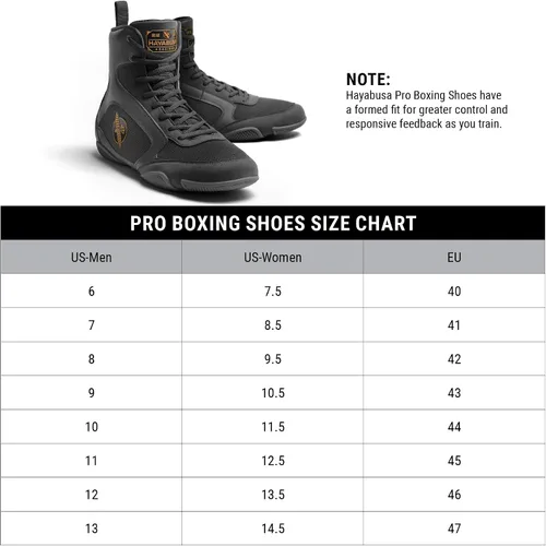 Vista 6 de Hayabusa Pro - Zapatos de boxeo para hombres y mujeres