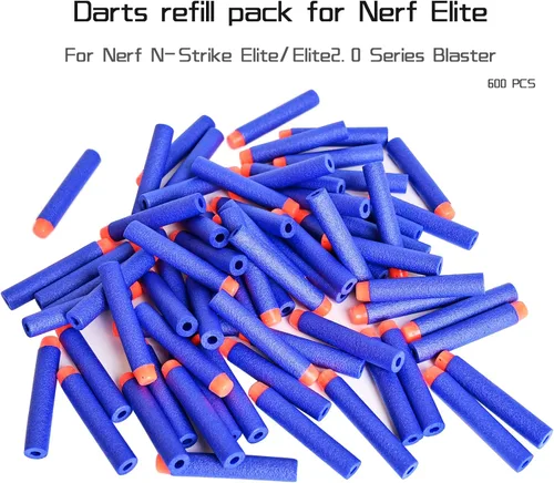 Vista 2 de Paquete de recarga de 600 dardos suaves para Nerf N-Strike Elite Blue
